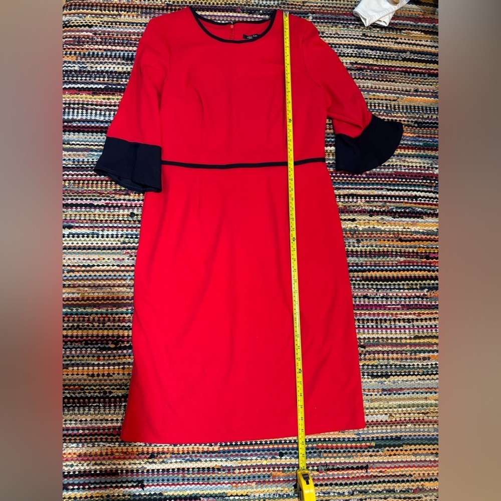 Allen Kay Women’s Royal Sleeve Sheath Dress Size 16 - Picture 4 of 11